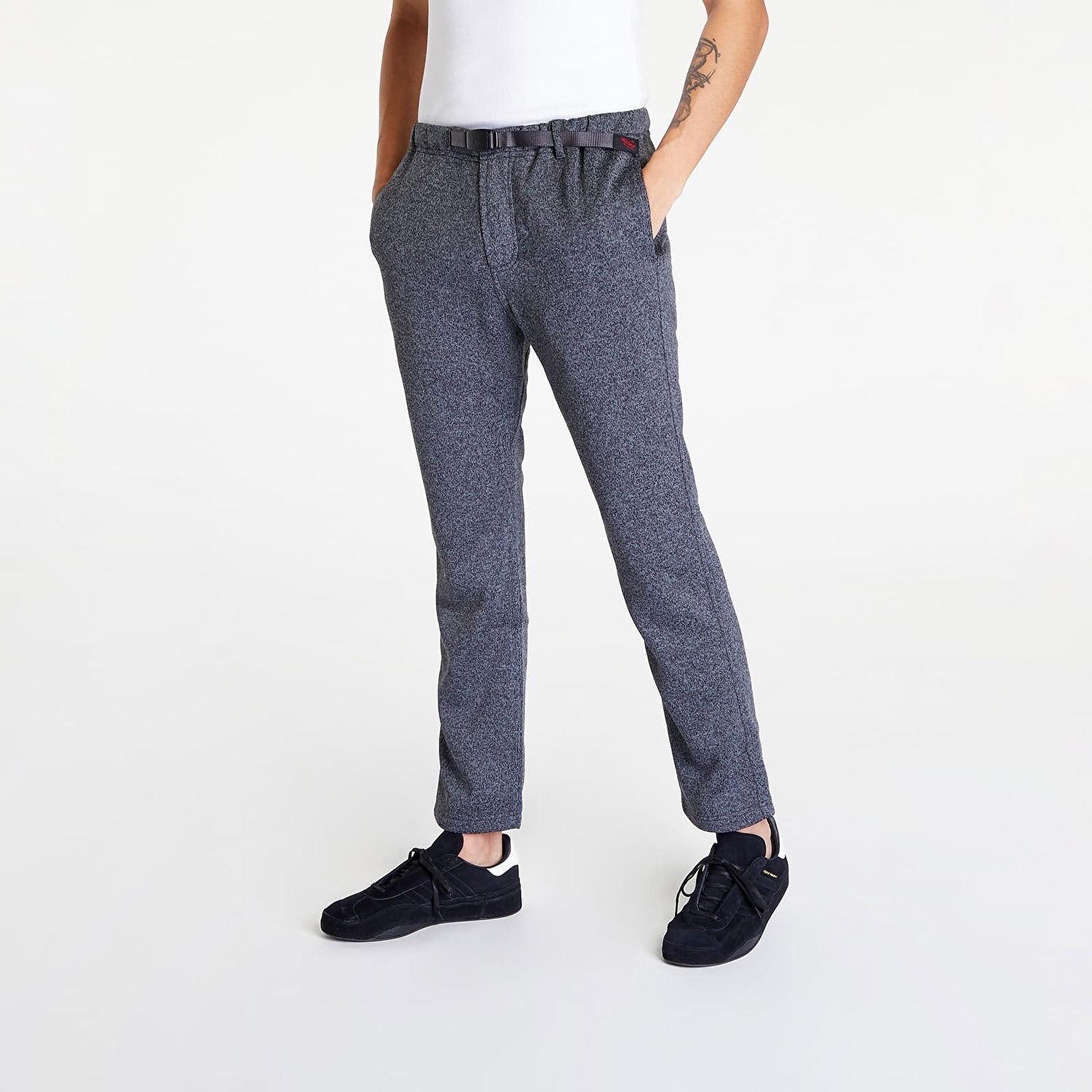 Панталони GRAMICCI Bonding Knit Fleece Nn-Pant Cropped Сиво | G2FM-P017 Heather Charcoal, 0