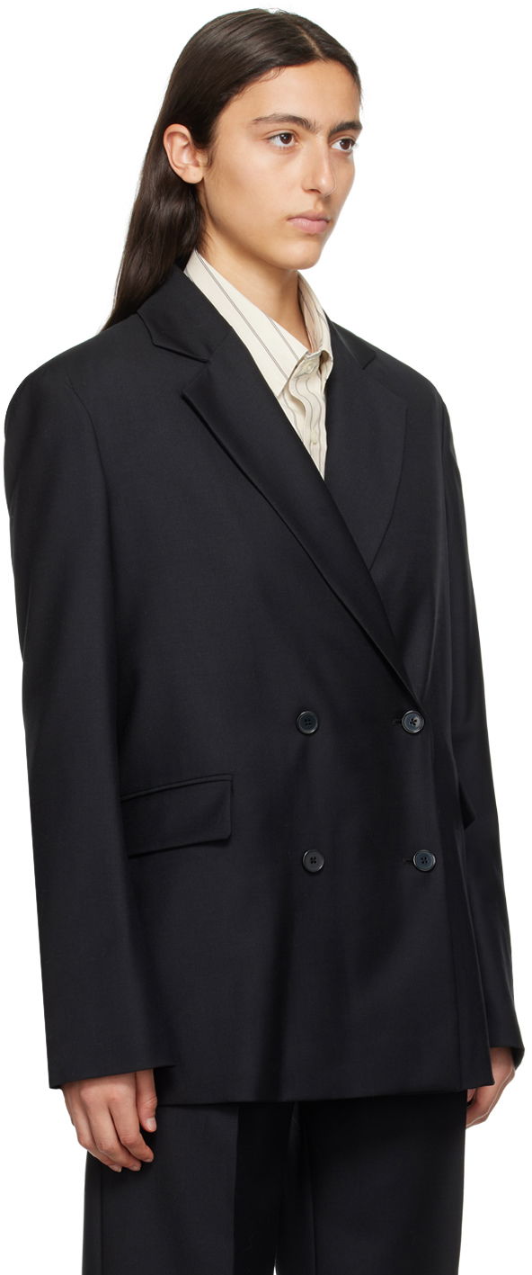 Яке Loulou de Saison Loulou de Saison Donau Double-Breasted Blazer Черно | NEW DONAU, 1