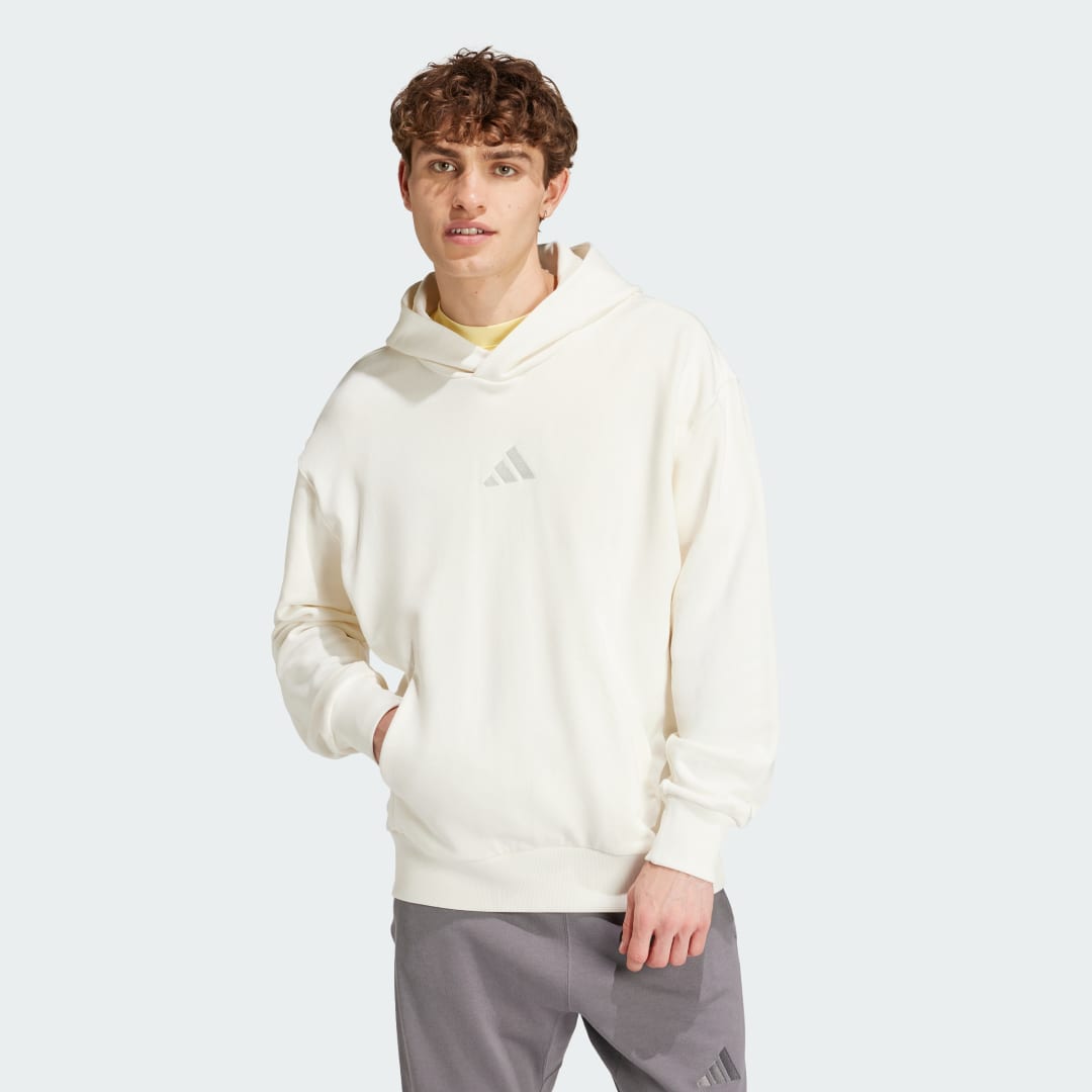 Суитчър adidas Performance ALL SZN French Terry Hoodie Бяло | IY4154, 0