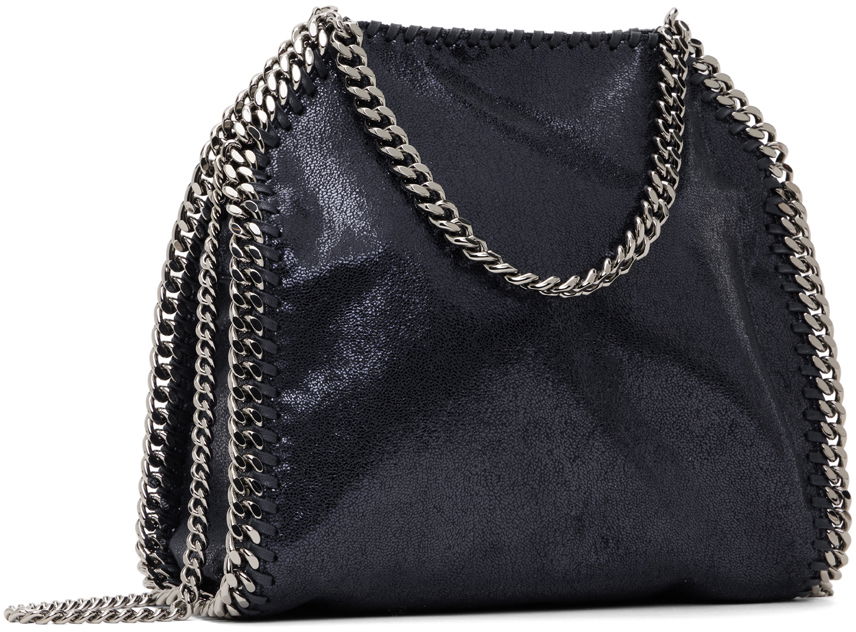 Чанта през рамо Stella McCartney Stella McCartney Mini Tote Bag with Chain Черно | 371223W9056, 1