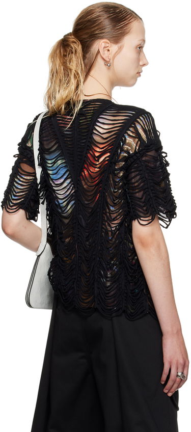 Тениска Jean Paul Gaultier Jean Paul Gaultier Shayne Oliver Edition 'The Slashed City' T-Shirt Черно | 24/27-U-TS079-T551-60405030, 2