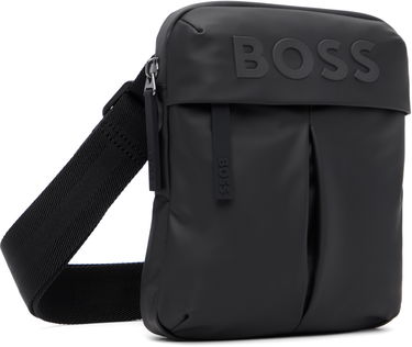 Чанта през рамо BOSS Bonded-Logo Shoulder Bag Черно | 50548089, 1