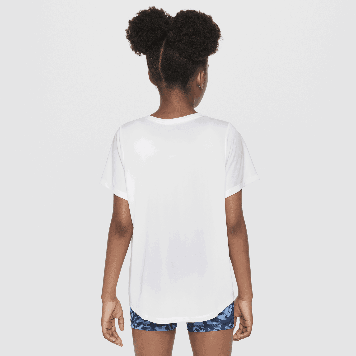 Тениска Nike Dri-FIT One Fitted Short Sleeve T-Shirt Бяло | FZ5600-100, 1