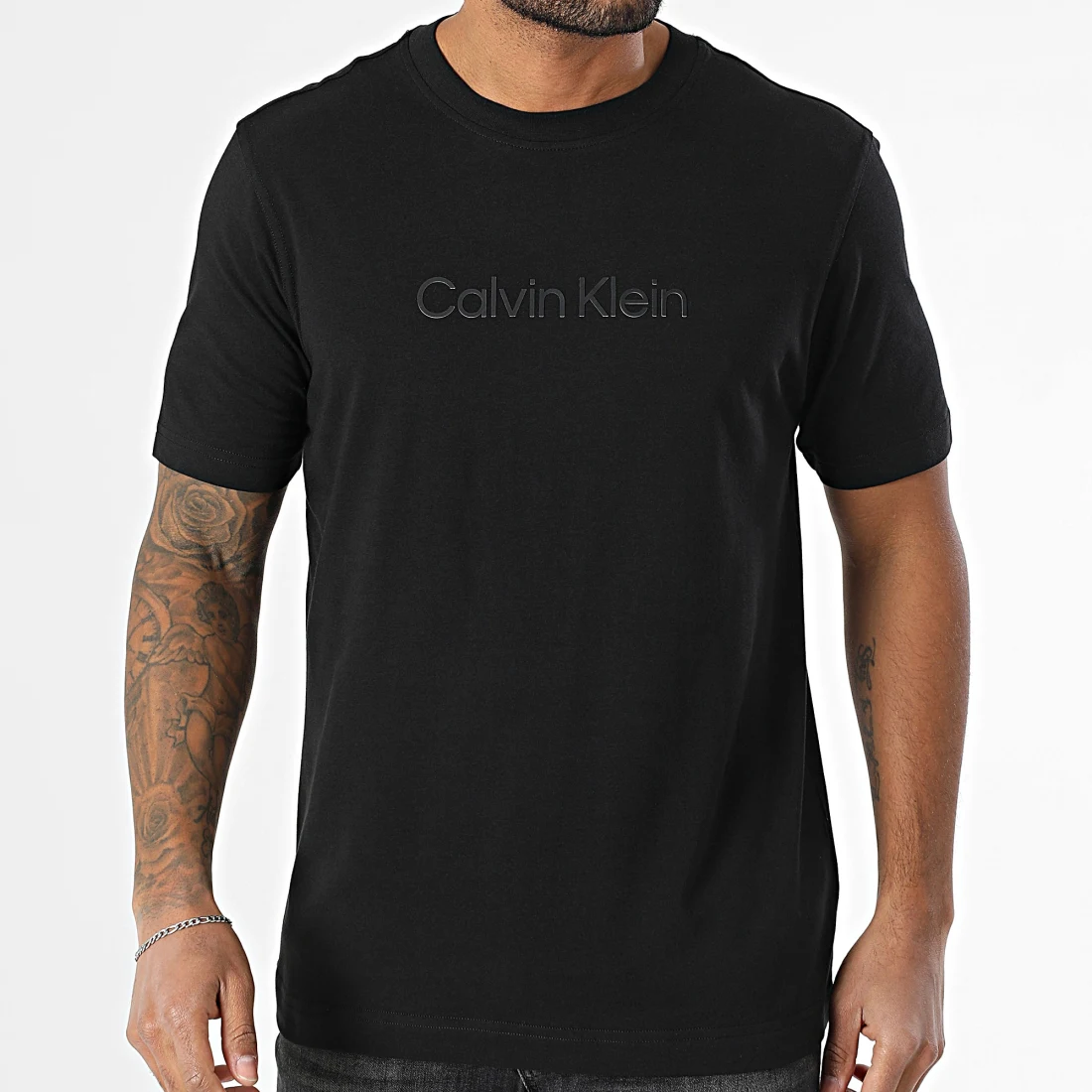 Тениска CALVIN KLEIN Calvin Klein Graphic Short Sleeve T-Shirt Черно | LVGMS5K182-UB1, 0