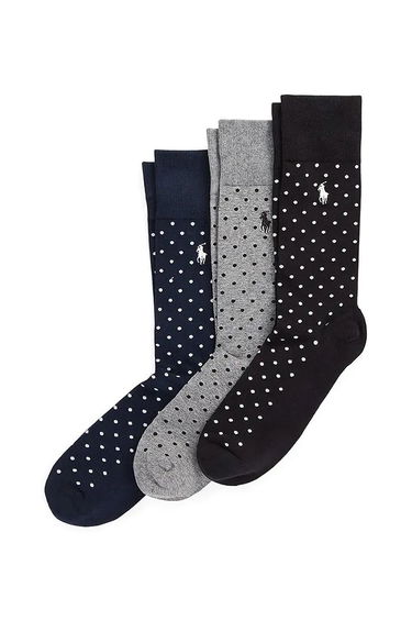 Чорапи Polo by Ralph Lauren 3 Pack Dotted Socks Многоцветен | 449958852, 0