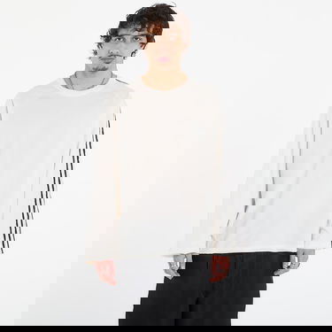 Тениска Y-3 Y-3 Raw Edge 3 Stripes Long Sleeve Top Бяло | KS9747, 0