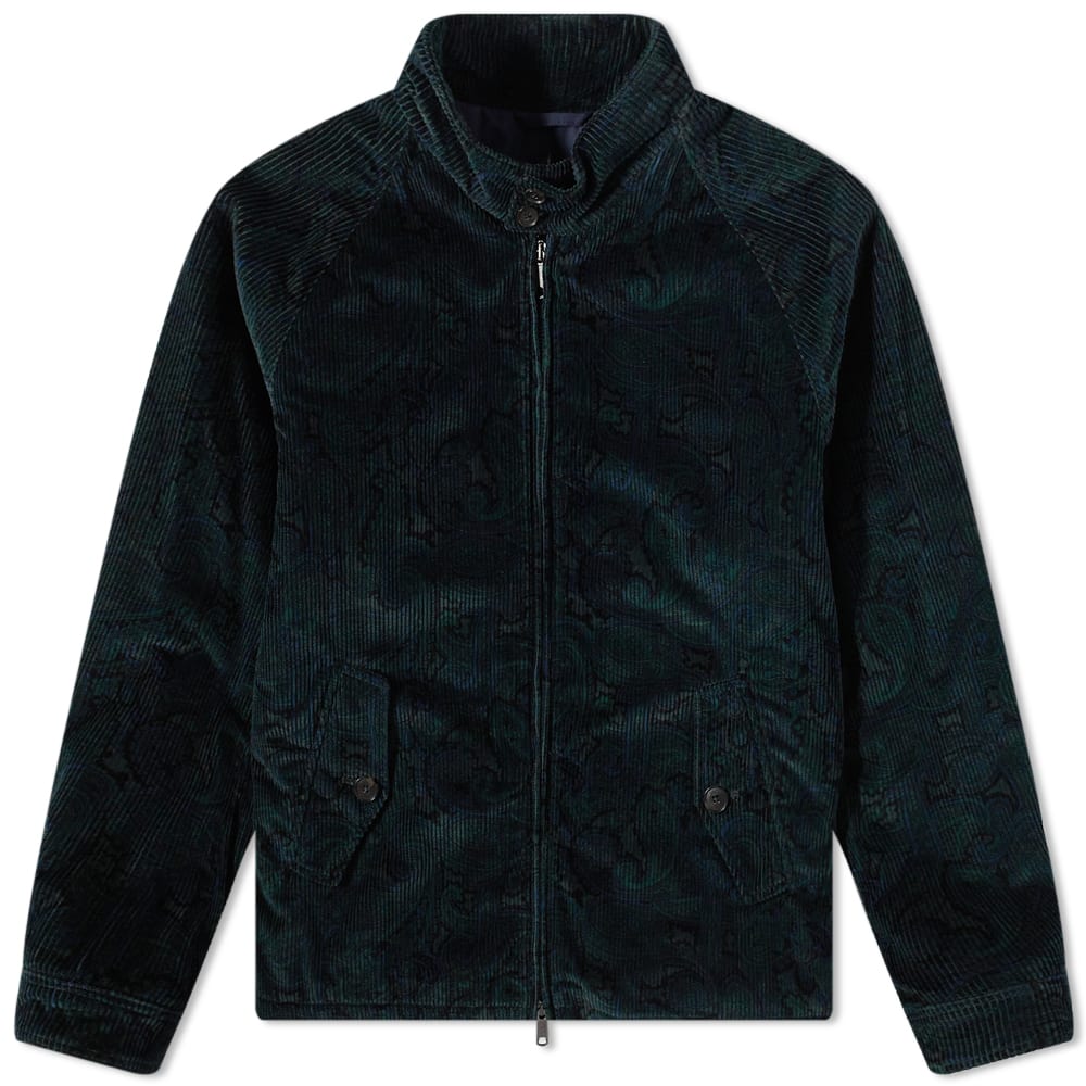 Яке Baracuta G4 Patterned Cord Harrington Jacket Черно | BRCPS0894-3325, 0