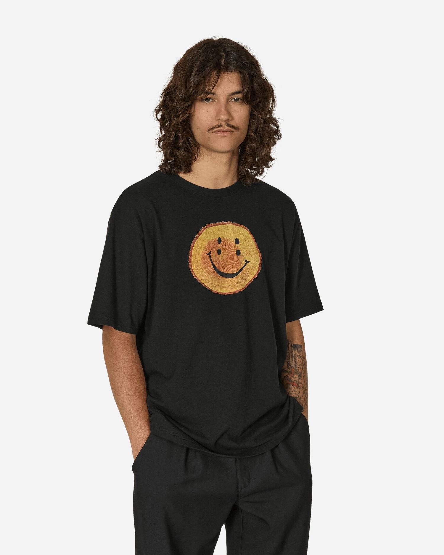Тениска KAPITAL Jersey Rookie Graphic T-Shirt Черно | EK-1375SC BLACK, 0