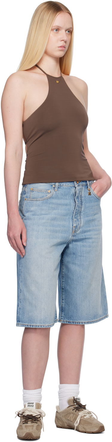 Къси панталони AMIRI AMIRI Faded Denim Shorts Синьо | AWDNSH1006, 3