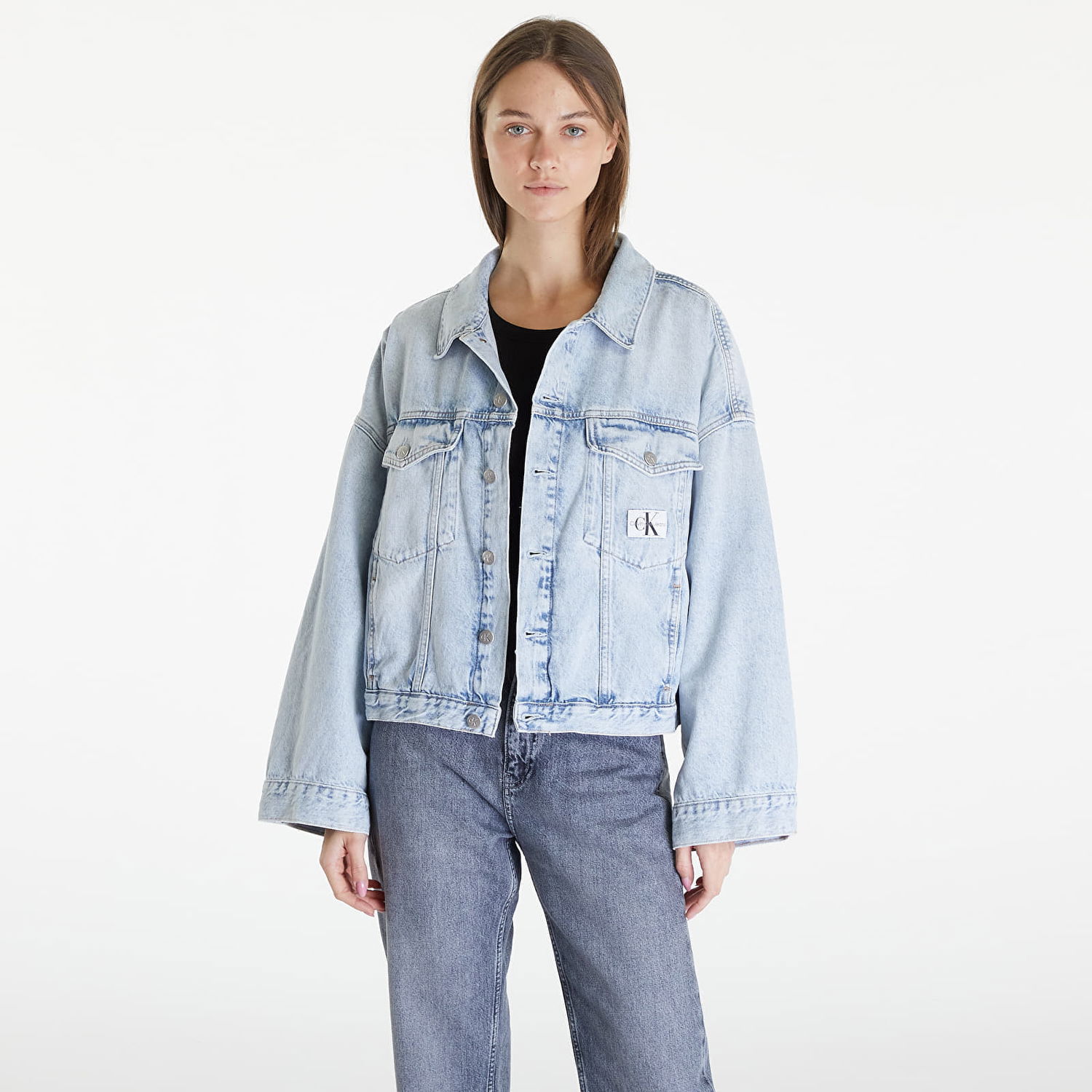 Яке CALVIN KLEIN Relaxed Denim Jacket Denim Синьо | J20J222792 1AA, 0