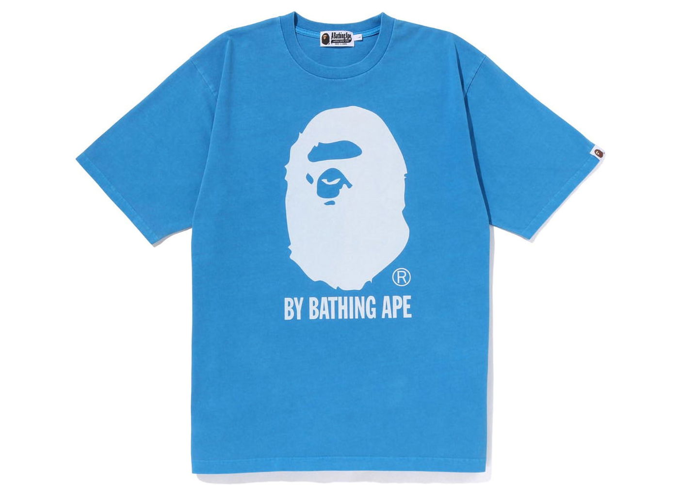 Тениска BAPE Overdye By Bathing Ape Relaxed Fit Tee Синьо | 1J30-109-024, 0