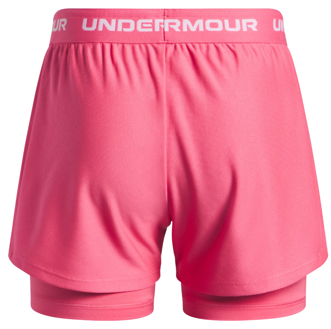 Къси панталони Under Armour Tech Play Up 2-in-1 Shorts Розово | 6004985-672, 1