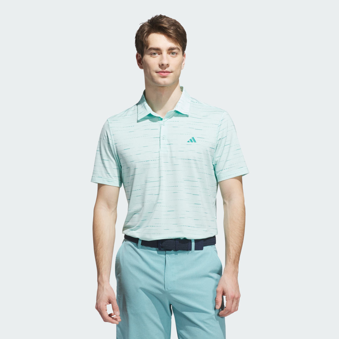 Поло тениска adidas Performance Ultimate365 Patterned Mesh Polo Тюркоазено | KA7908, 0