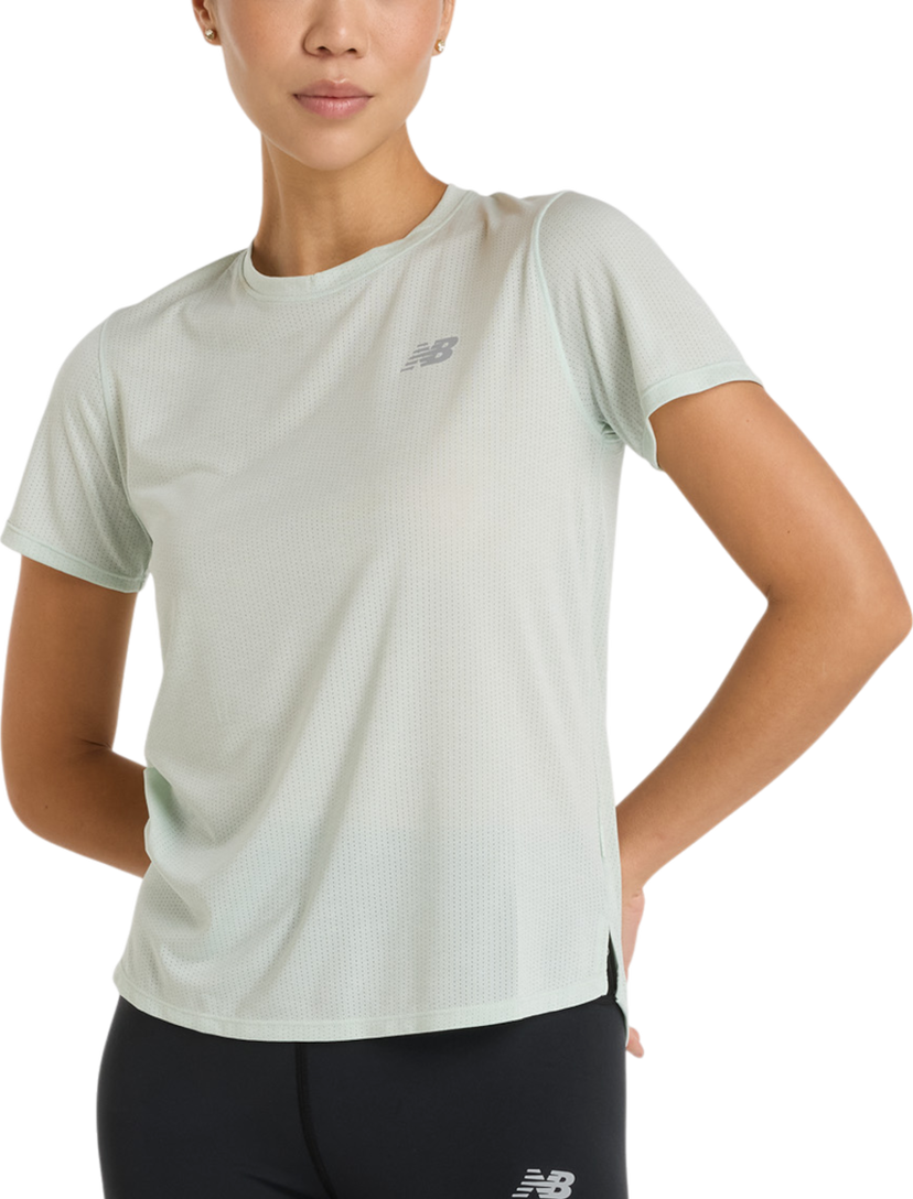 Тениска New Balance Athletics T-Shirt Зелено | wt41253-cy2