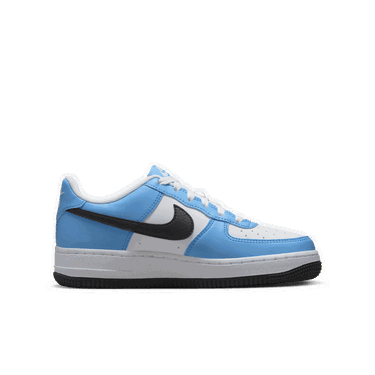 Кецове и обувки Nike Air Force 1 Low 'University Blue Black' (GS) Синьо | FN3810-400, 4