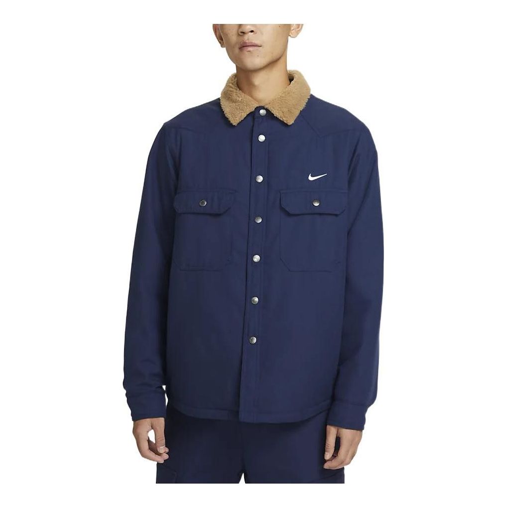 Яке Nike SB SB Padded Flannel Jacket Синьо | DQ6329-410, 0