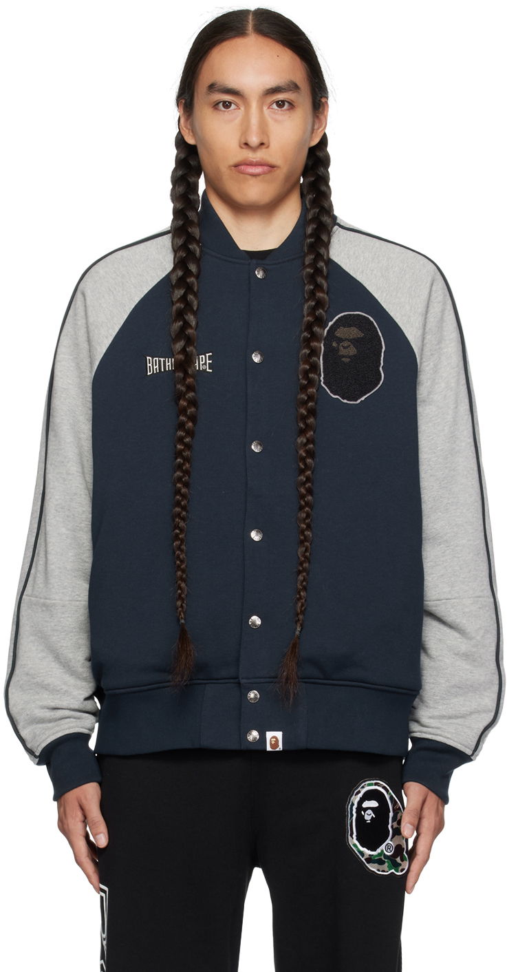 Яке бомбър BAPE Sweat Bomber Jacket Сиво | 001LJJ301017M, 0