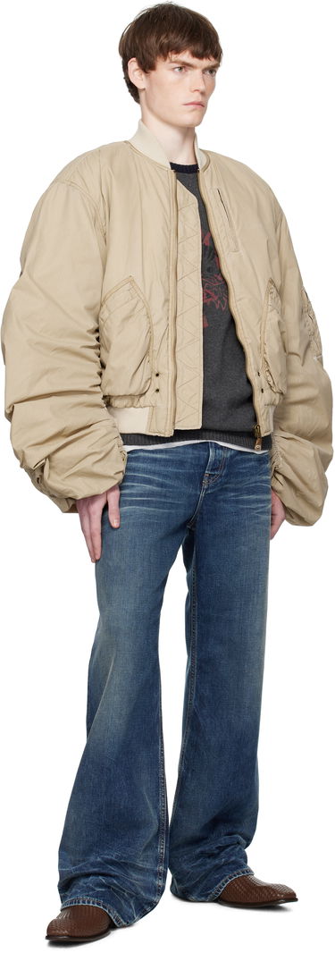 Яке бомбър We11done We11done Washed Nylon Bomber Jacket Бежово | WD-JP2-25-059-U-BG, 3