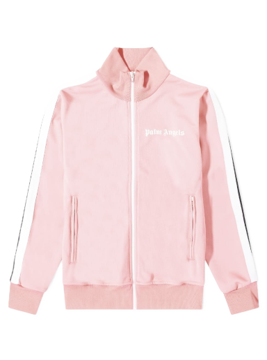 Яке бомбър Palm Angels Taped Track Jacket Розово | PMBD001C99FAB0013401