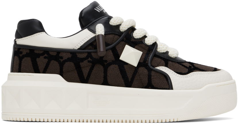 Кецове и обувки Valentino Valentino Garavani One Stud XL Low-Top Кафяво | 5Y2S0G37IFF