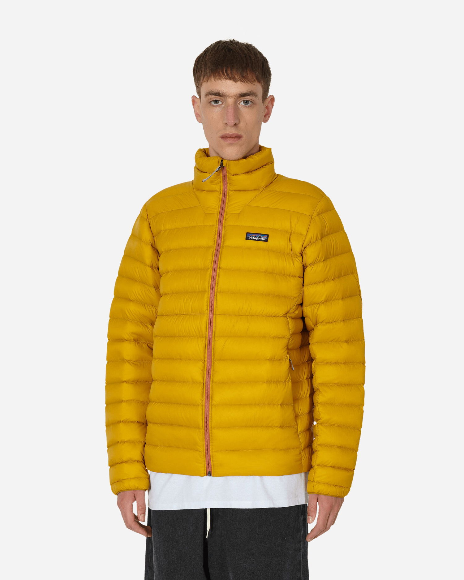 Пухо яке Patagonia Down Sweater Jacket Cosmic Gold Жълто | 84675 CSMD, 1