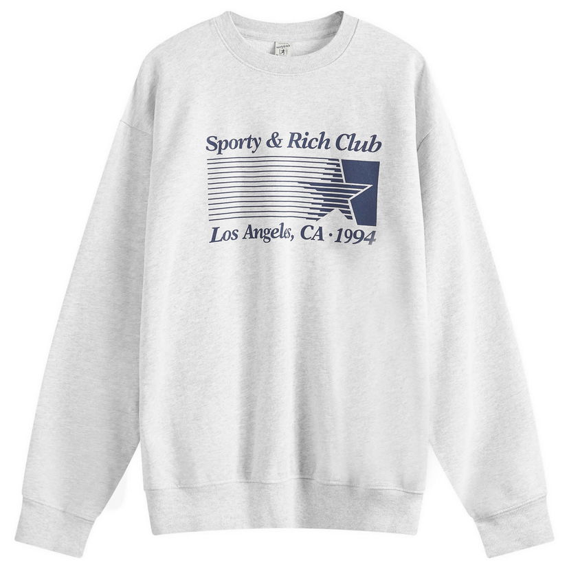 Суитчър Sporty & Rich Starter Sweatshirt Сиво | WS067S412SH-19