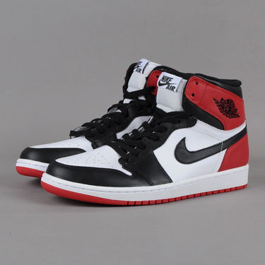 Кецове и обувки Jordan Air Jordan 1 Retro High OG "Black Toe" Бяло | 555088-184, 1