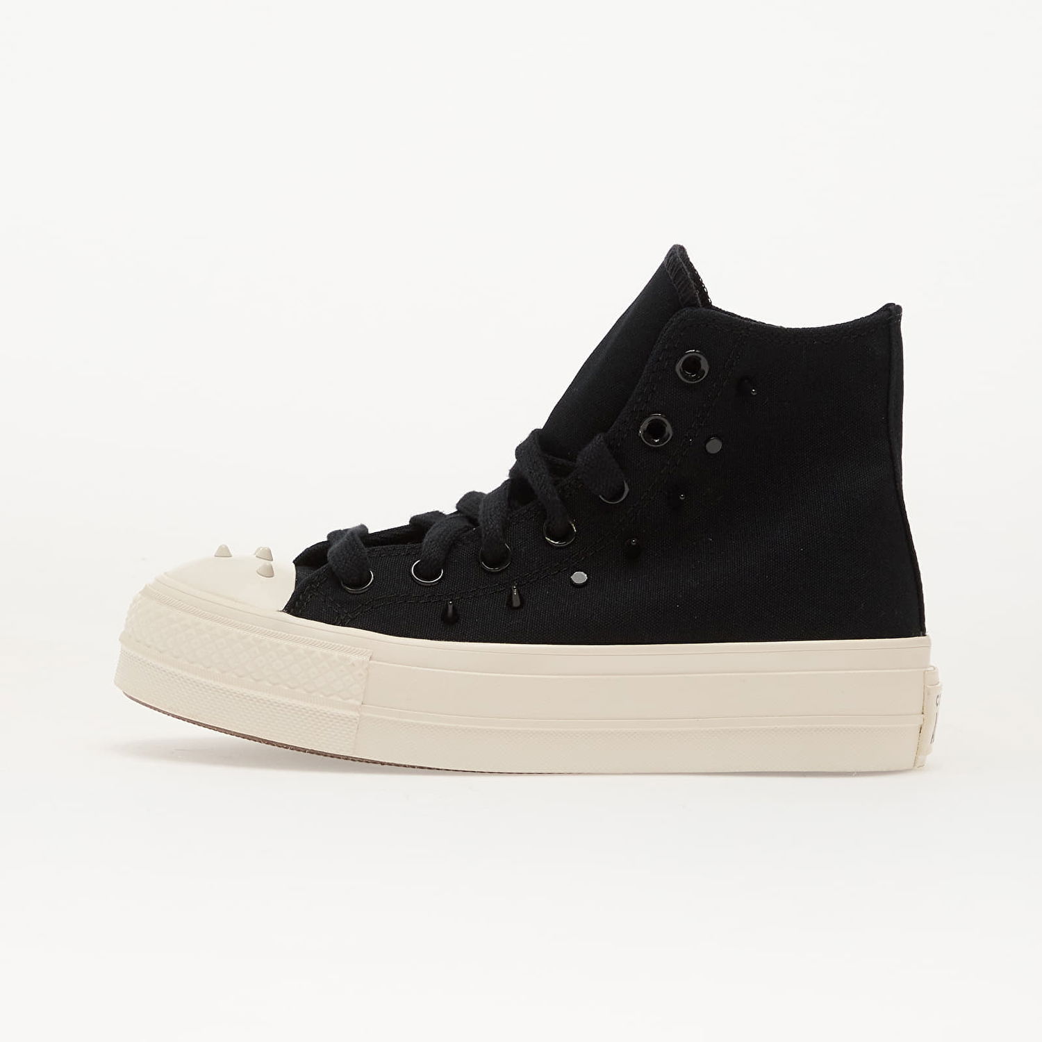 Кецове и обувки Converse Chuck Taylor All Star Lift Hi Black/ Vintage White/ Black Черно | A15540C, 0