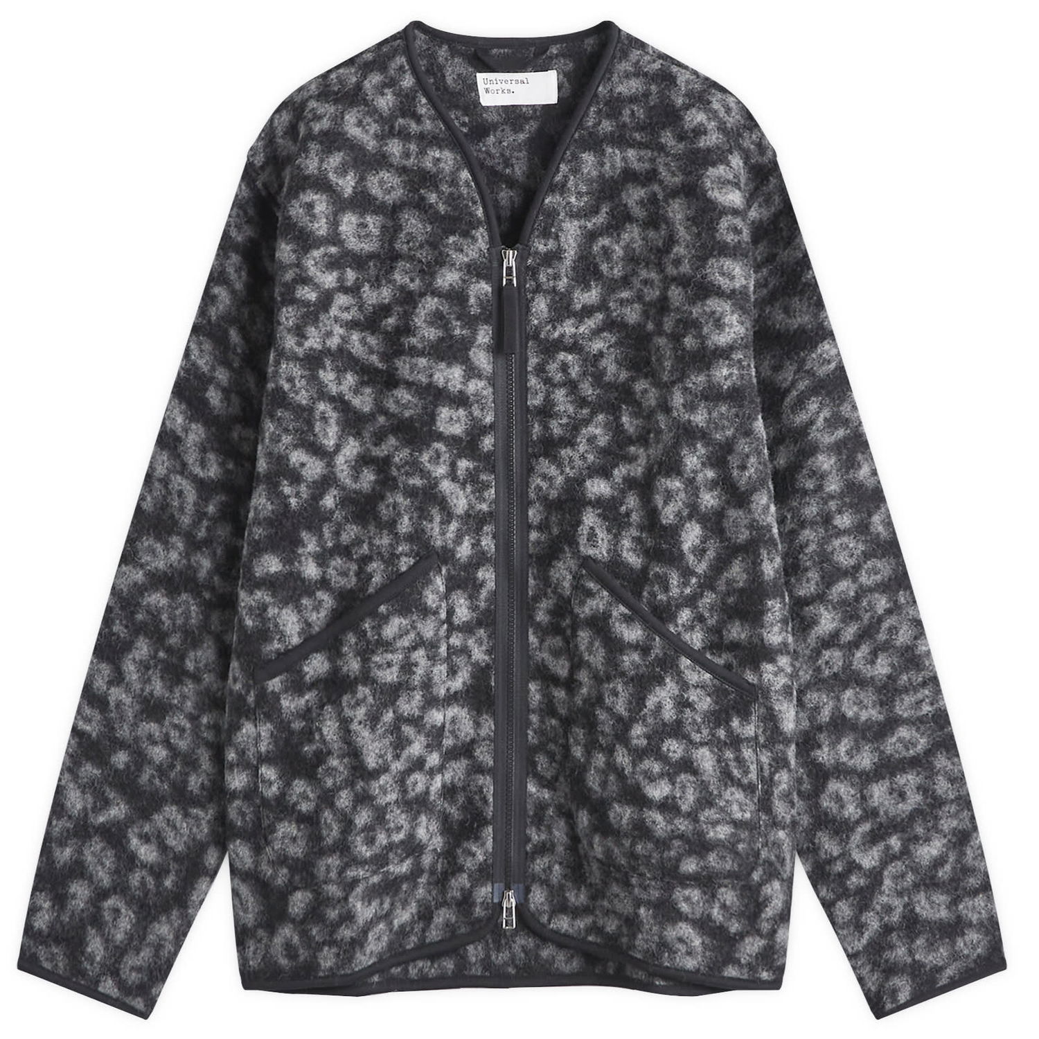 Яке Universal Works Wool Fleece Liner Jacket, Size Large Сиво | P31200-BCH, 1