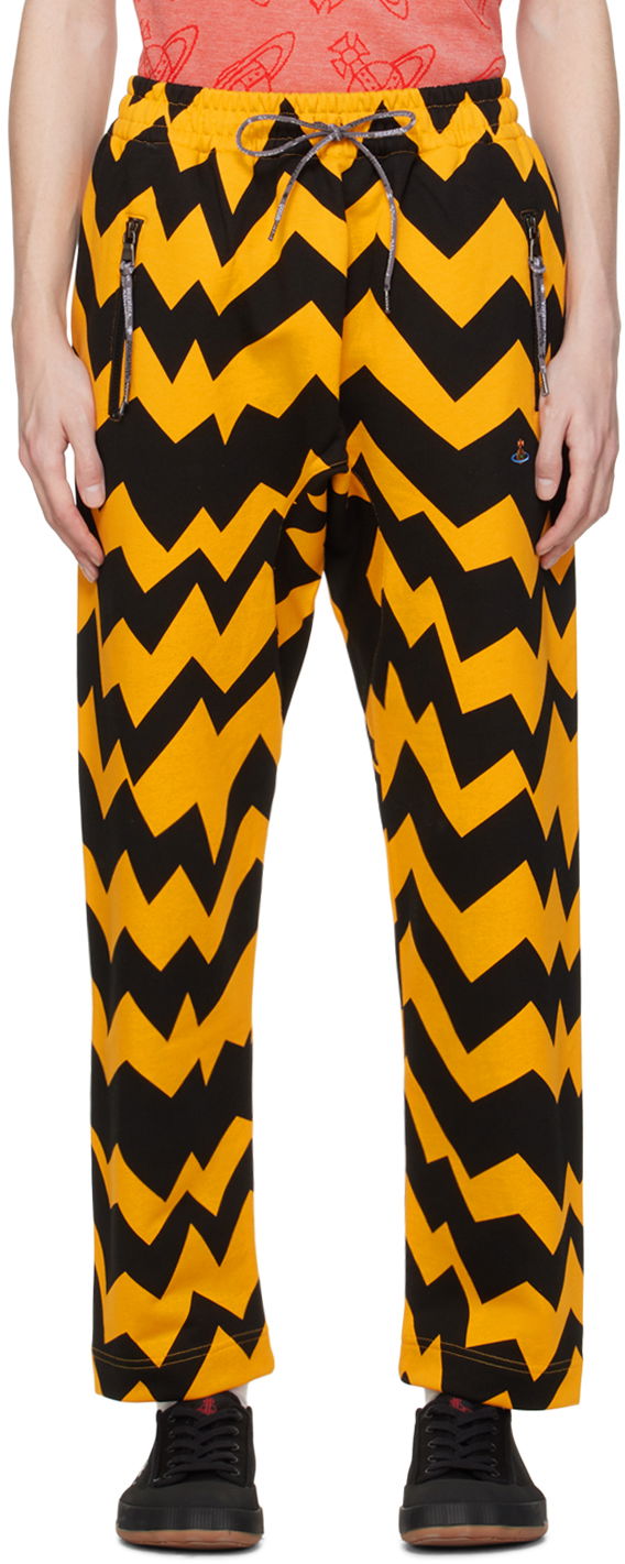 Спортни панталони Vivienne Westwood Graphic Sweatpants Жълто | 3J01000M-J006D-