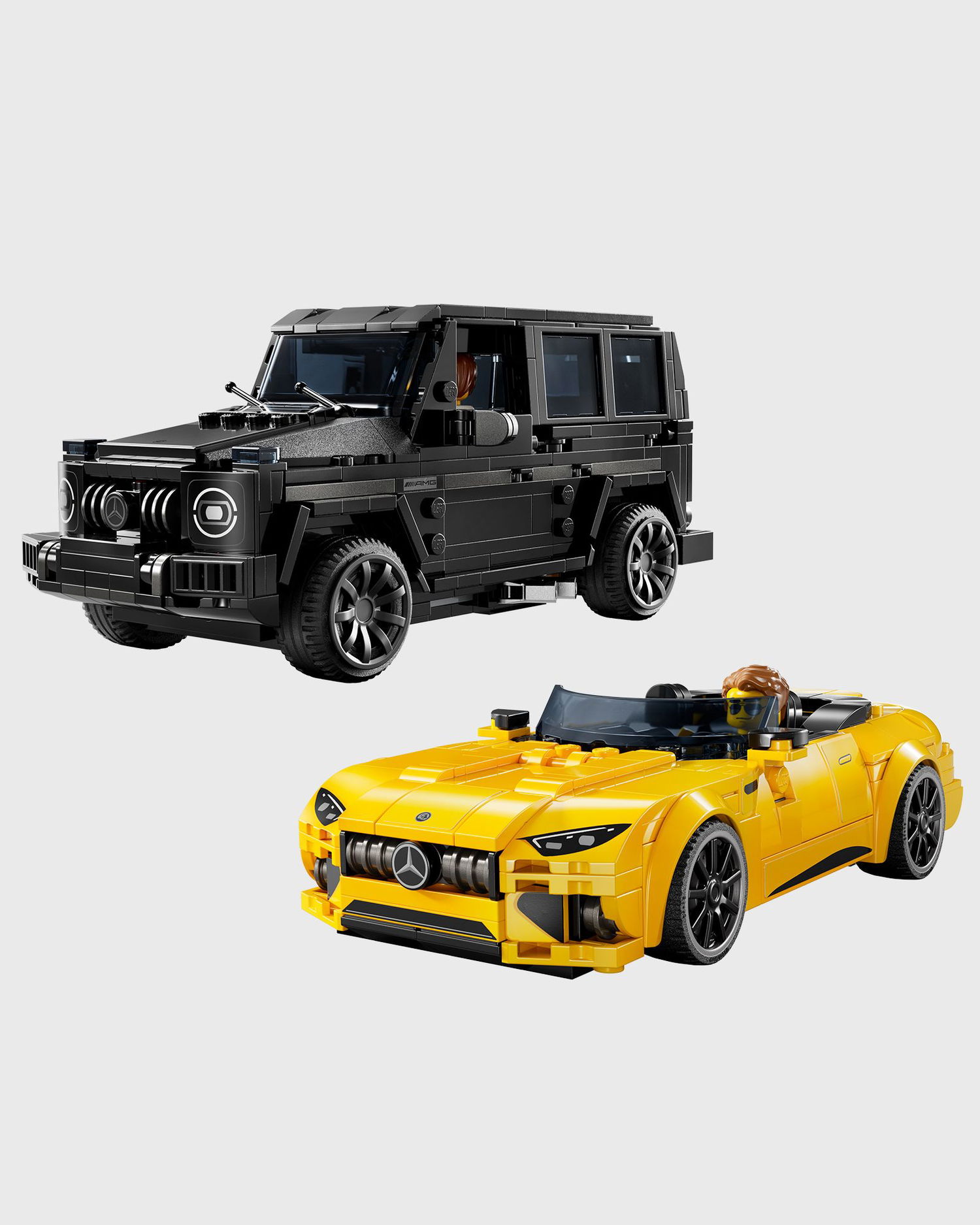 Колекционерско LEGO AMG G 63 & AMG SL 63 Жълто | 6470548, 1
