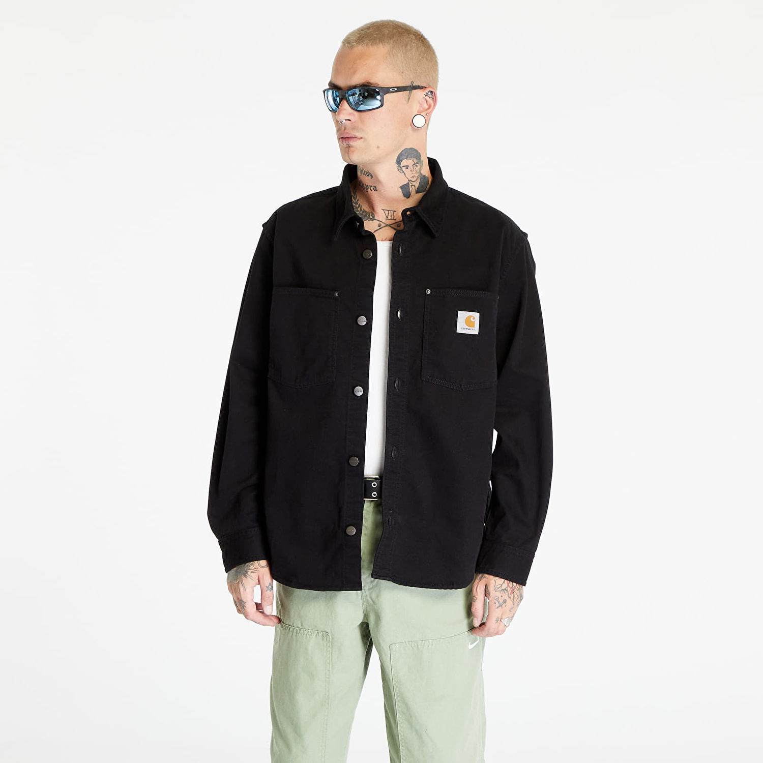 Риза Carhartt WIP Derby Shirt Jac Black Черно | I032370.8902, 0