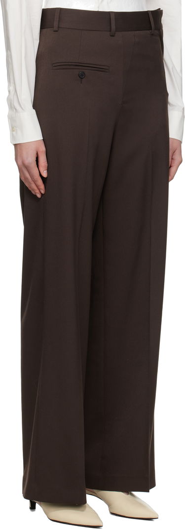 Панталони Maison Margiela MM6 Maison Margiela Twist Wool Blend Trousers Черно | S52KA0516 S47848, 4
