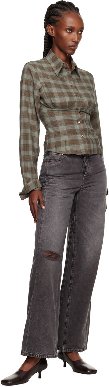 Риза OUR LEGACY Our Legacy Envelop Plaid Shirt Зелено | W4252EI, 3