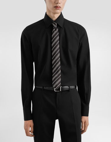 Аксесоари Dolce & Gabbana Dolce & Gabbana Jacquard Tie with Diagonal Stripes Черно | GT149EG0JRYN0004, 1