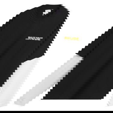 Тениска Rhude Rhude Double-Layered T-Shirt, Size Large Черно | RHPF25TT19012-3028, 0