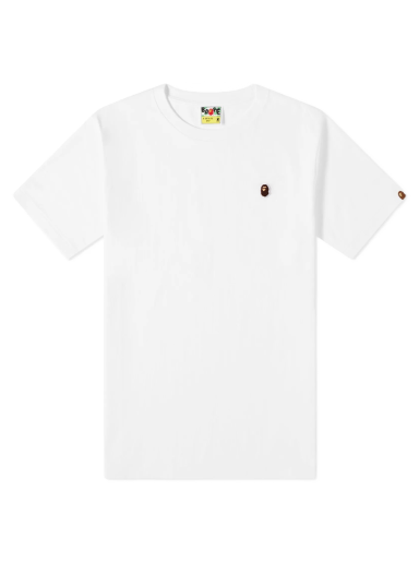 Тениска BAPE Classic Ape Head One Point T-Shirt White Бяло | 001TEJ301004M-WHT