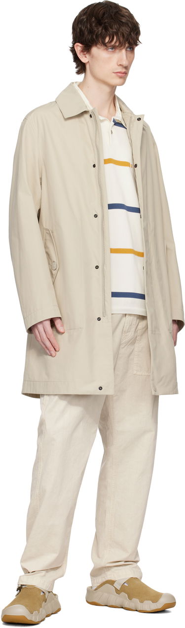 Дъждобран Stone Island Stone Island Weatherproof Cotton Canvas Coat Бежово | K1S15 7100004 S00F1, 4
