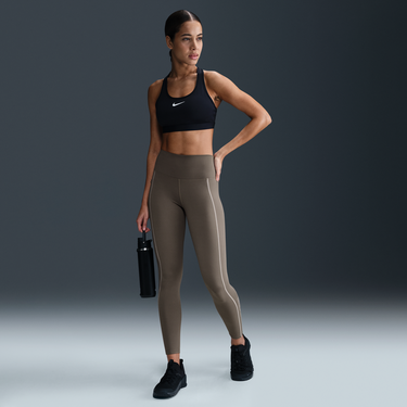 Клинове Nike Nike One Fitted High-Waisted Leggings Кафяво | HV6956-289, 0
