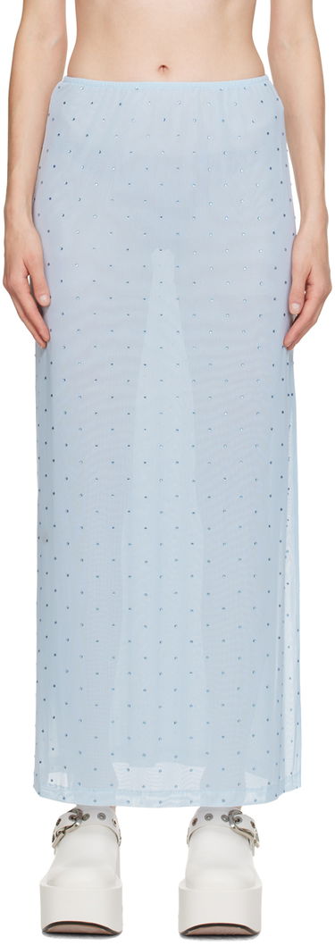 Пола Anna Sui Anna Sui Rhinestone Maxi Skirt Синьо | 1024F10, 0