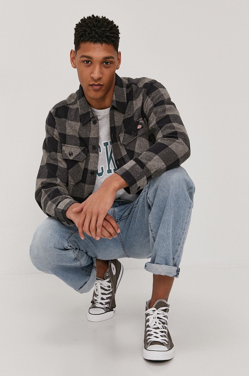 Риза Dickies Cotton Tee Сиво | DK0A4XDZGYM, 0
