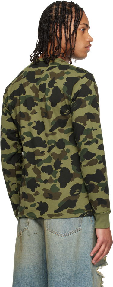 Тениска BAPE 1st Camo One Point Long-Sleeve T-Shirt Многоцветен | 001LTL801009M, 2