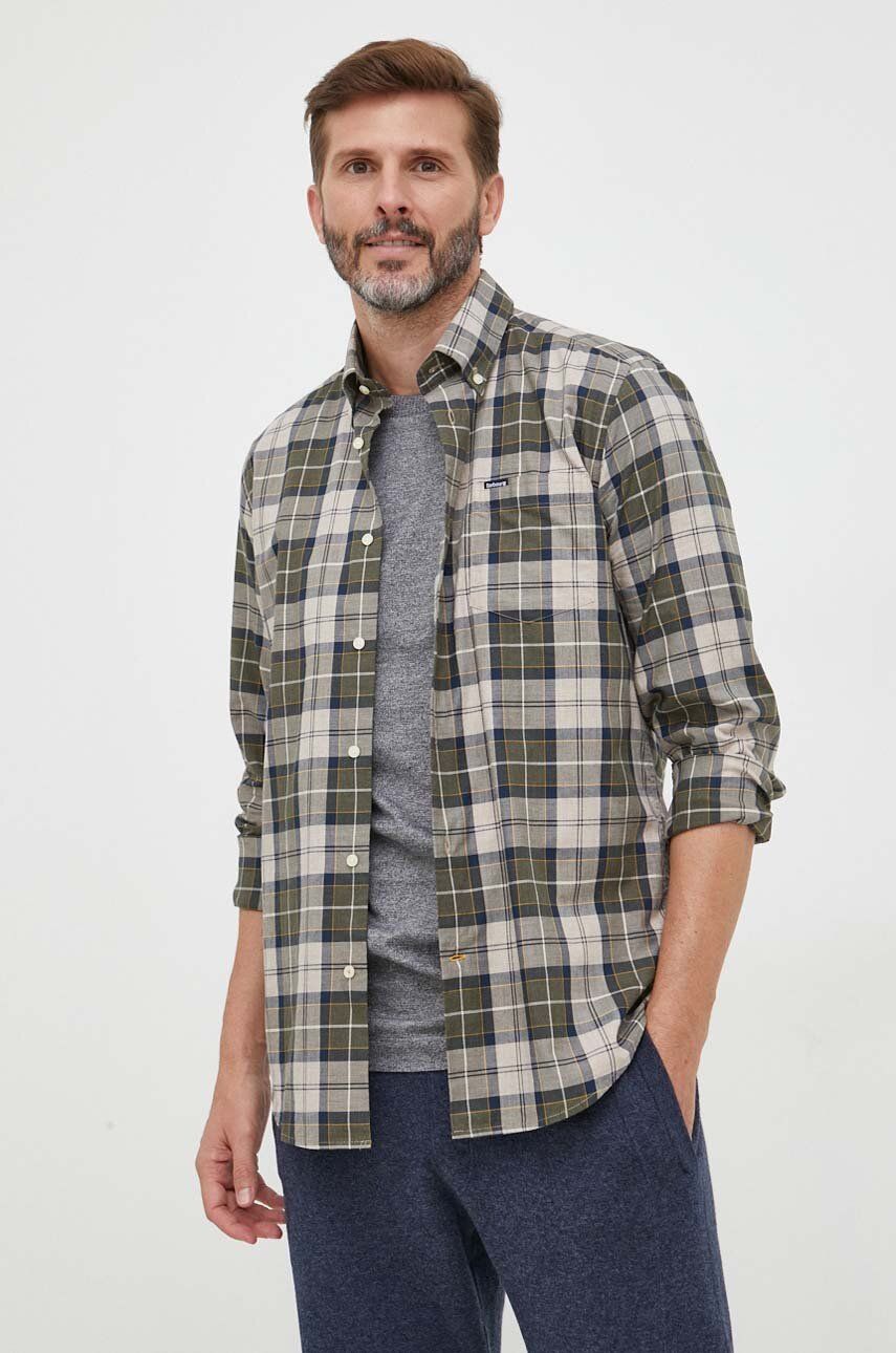 Риза Barbour Slim Fit Button-Down Shirt Зелено | MSH4982, 0