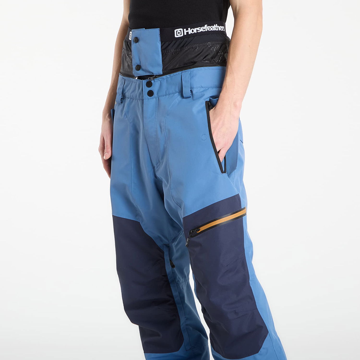 Панталони Horsefeathers Nelson Bib Pants Синьо | OM297S, 1