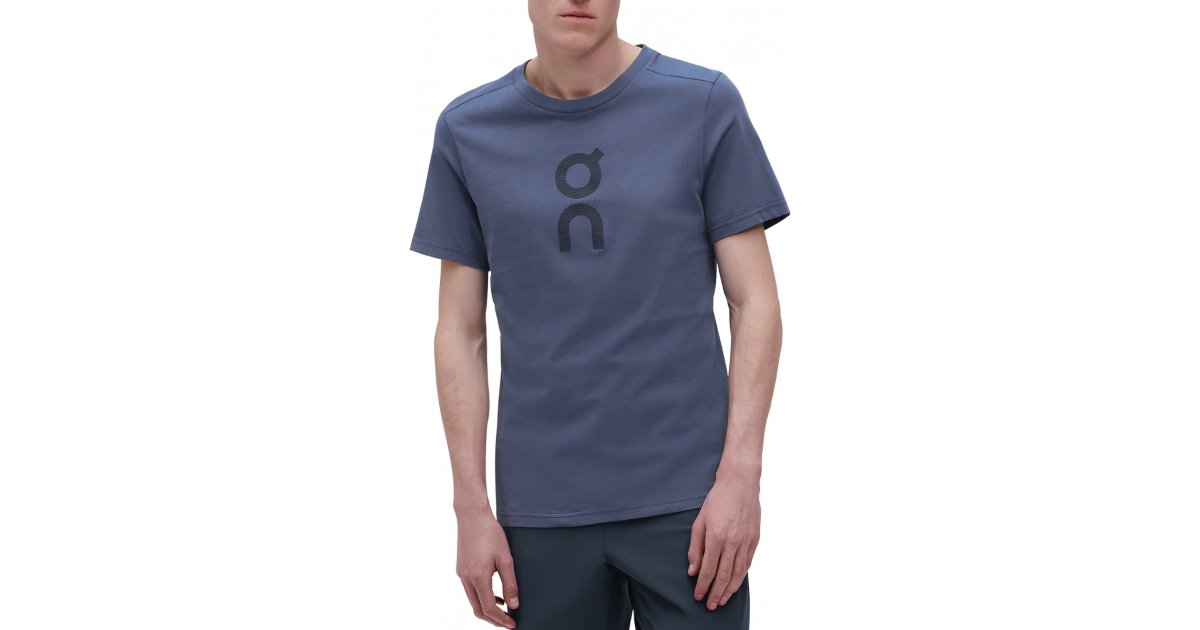 Тениска On Running T-Shirt Crew Neck Синьо | 171-00776, 1