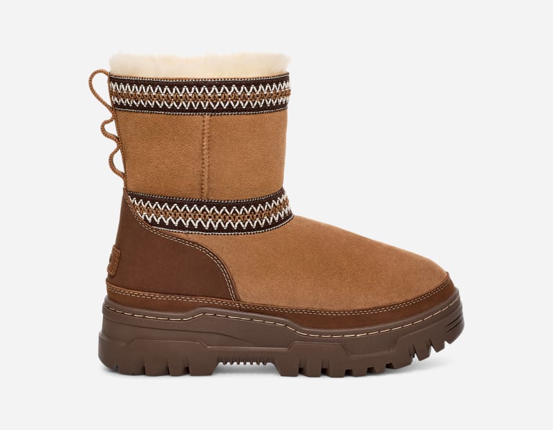 Кецове и обувки UGG Classic Mini TrailGazer Boot Кафяво | 1158322-CHE