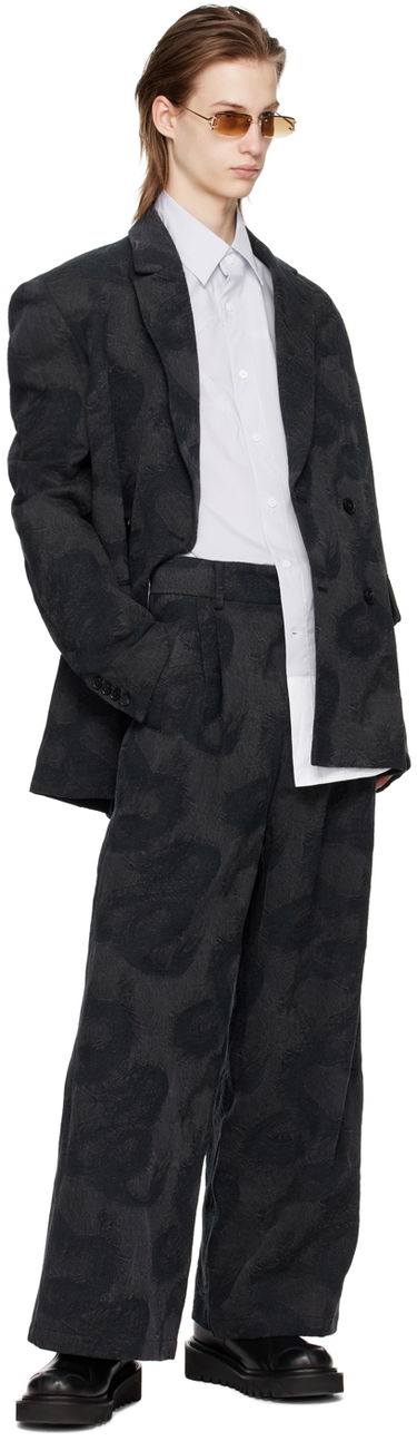 Яке Feng Chen Wang Feng Chen Wang Dragon Denim Blazer Черно | FUS17JK12, 3