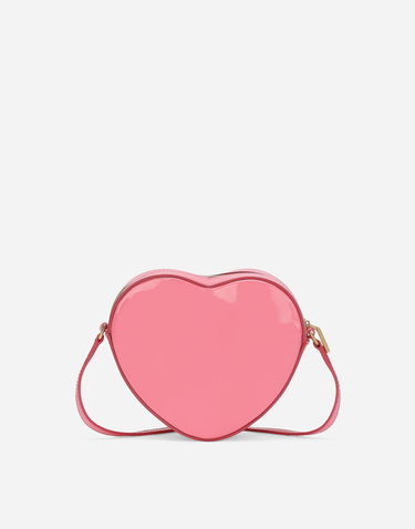 Дамска чанта Dolce & Gabbana Dolce & Gabbana Dg Girlie Heart Patent Leather Shoulder Bag Розово | EB0248A147180424, 3