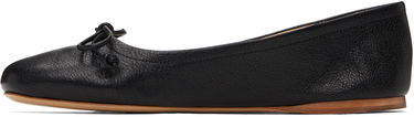 Кецове и обувки JW Anderson JW Anderson Round-Toe Leather Ballerinas Черно | BL0031-LA0323, 2