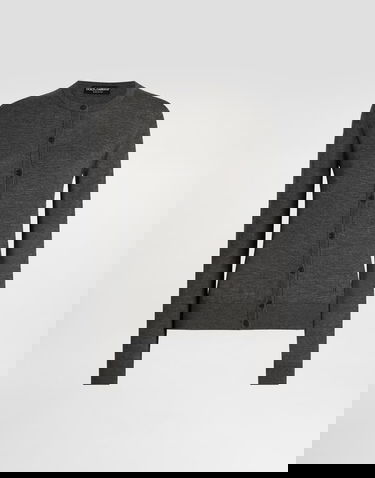 Пуловер Dolce & Gabbana Dolce & Gabbana Cashmere Cardigan Сиво | FXV09ZJBW0PN4032, 0